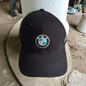 BMW Palm Beach Black Logo Baseball Hat Cap NEW NWOT